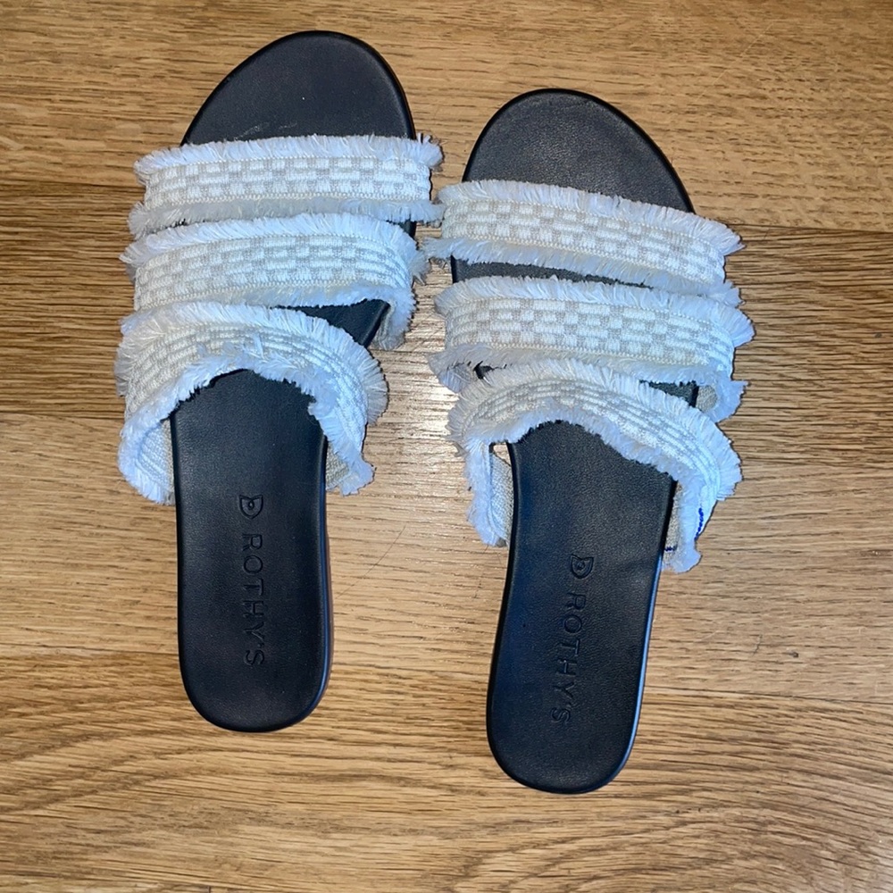Rothy’s White Sandals